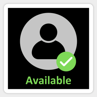 Status Available Sticker